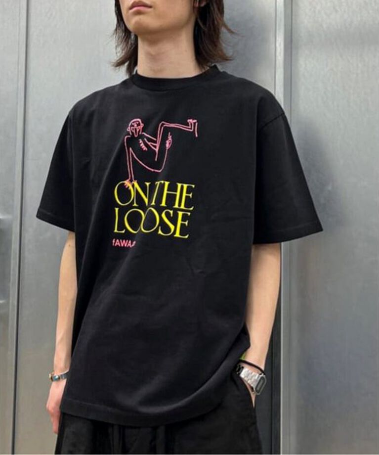 JOINT WORKS「LOOSE JOINTS/ルーズ・ジョインツ CLAY ARLINGTON-ON THE LOOSE」|Tシャツ・カットソー|ブラック