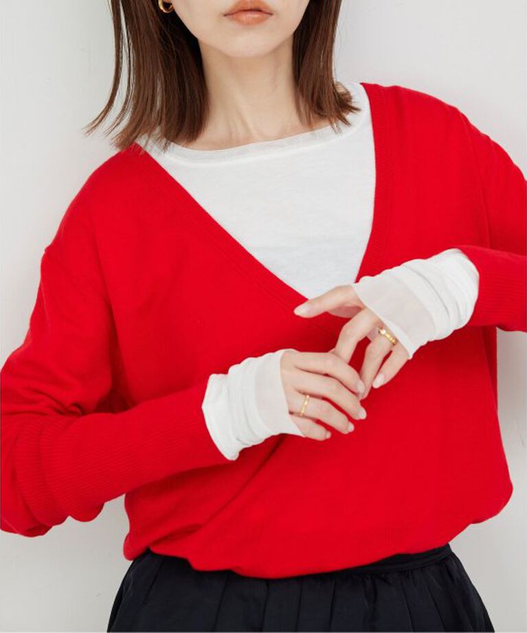 SLOBE IENA「《追加8》レイヤードスリーブロンTEE」|Tシャツ・カットソー|