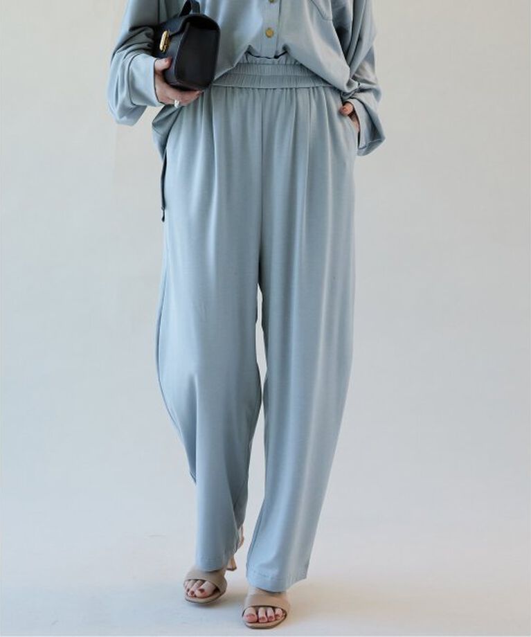 VERMEIL par iena「stretch jersey pants」|その他|サックスブルー B