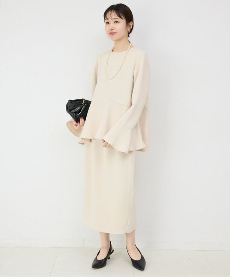 SLOBE IENA「《WEB・一部店舗限定》ジョーゼットタイトスカート」|スカート|