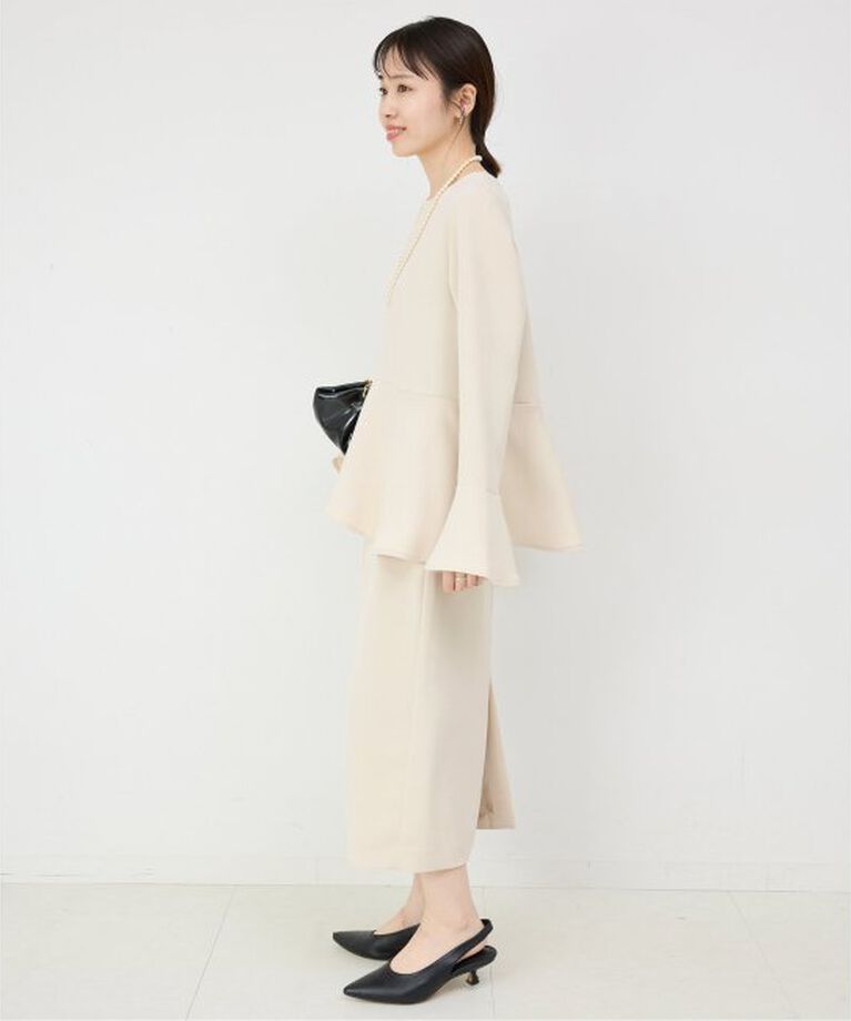 SLOBE IENA「《WEB・一部店舗限定》ジョーゼットタイトスカート」|スカート|