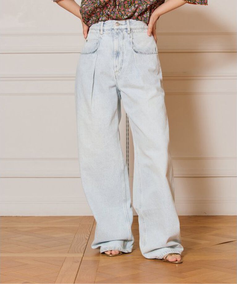 IENA LA BOUCLE「ISABEL MARANT ETOILE/イザベル マラン エトワール デニムパンツ PA0501FBC1H01E」|デニム|ブルー
