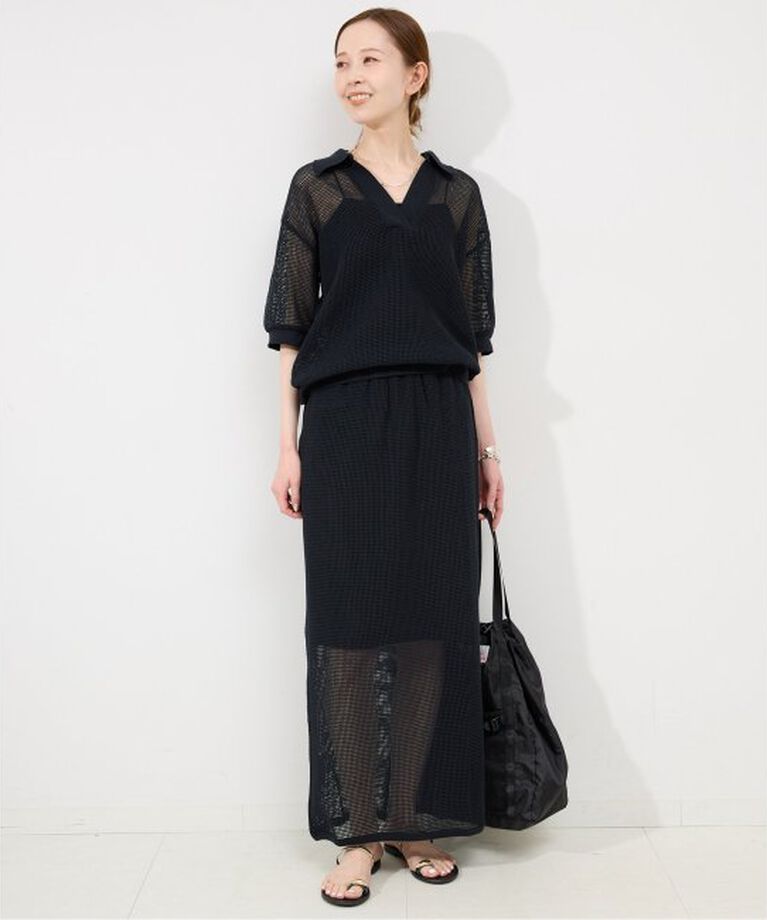SLOBE IENA「メッシュスキッパープルオーバー」|Tシャツ・カットソー|