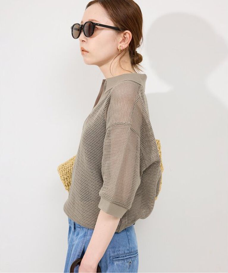 SLOBE IENA「メッシュスキッパープルオーバー」|Tシャツ・カットソー|