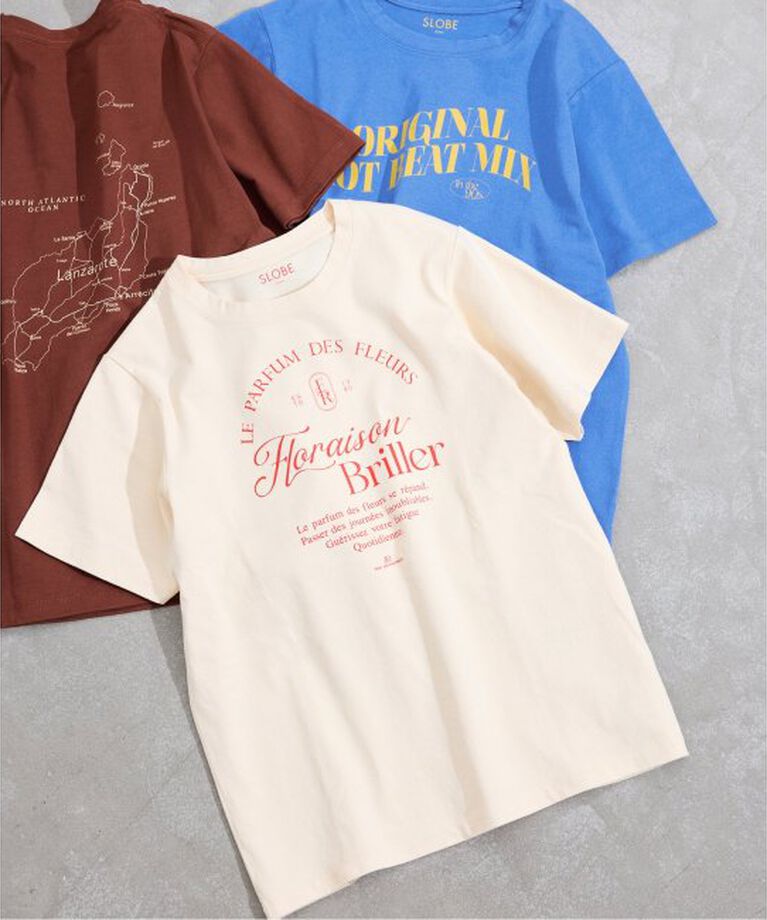 SLOBE IENA「ROAD TRIP ロゴプリントTEE」|Tシャツ・カットソー|