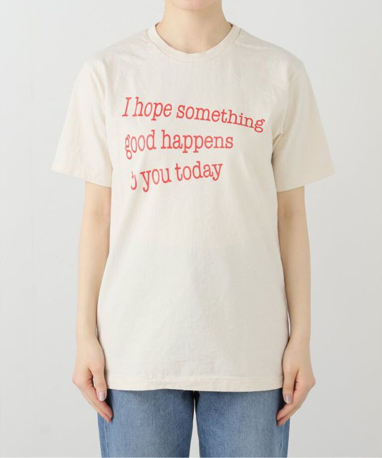 SLOBE IENA「MIXTA/ミクスタ I HOPE TEE MXT1010006」|Tシャツ・カットソー|ナチュラル