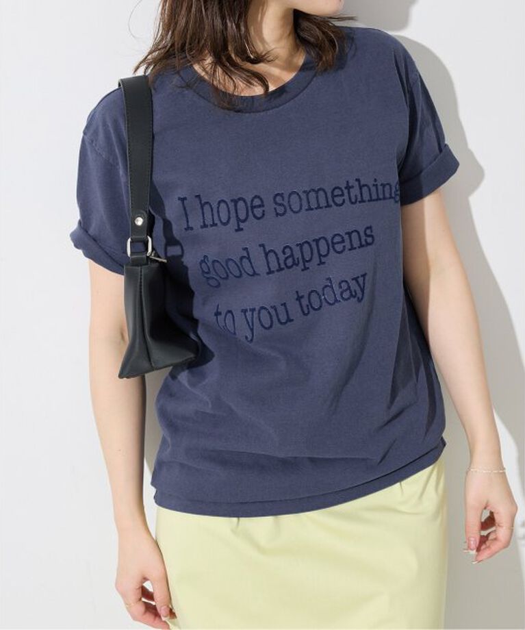 SLOBE IENA「MIXTA/ミクスタ I HOPE TEE MXT1010006」|Tシャツ・カットソー|