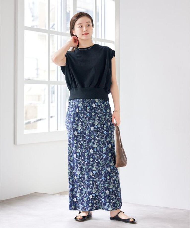 IENA「裏毛ノースリーブプルオーバー」|Tシャツ・カットソー|