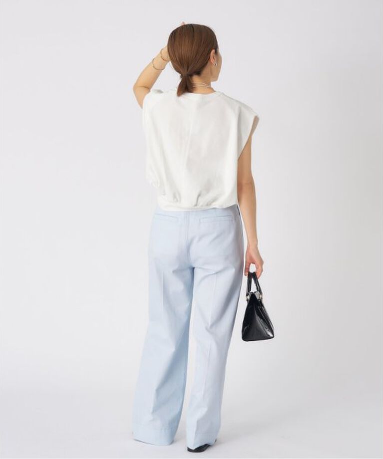 IENA「裏毛ノースリーブプルオーバー」|Tシャツ・カットソー|