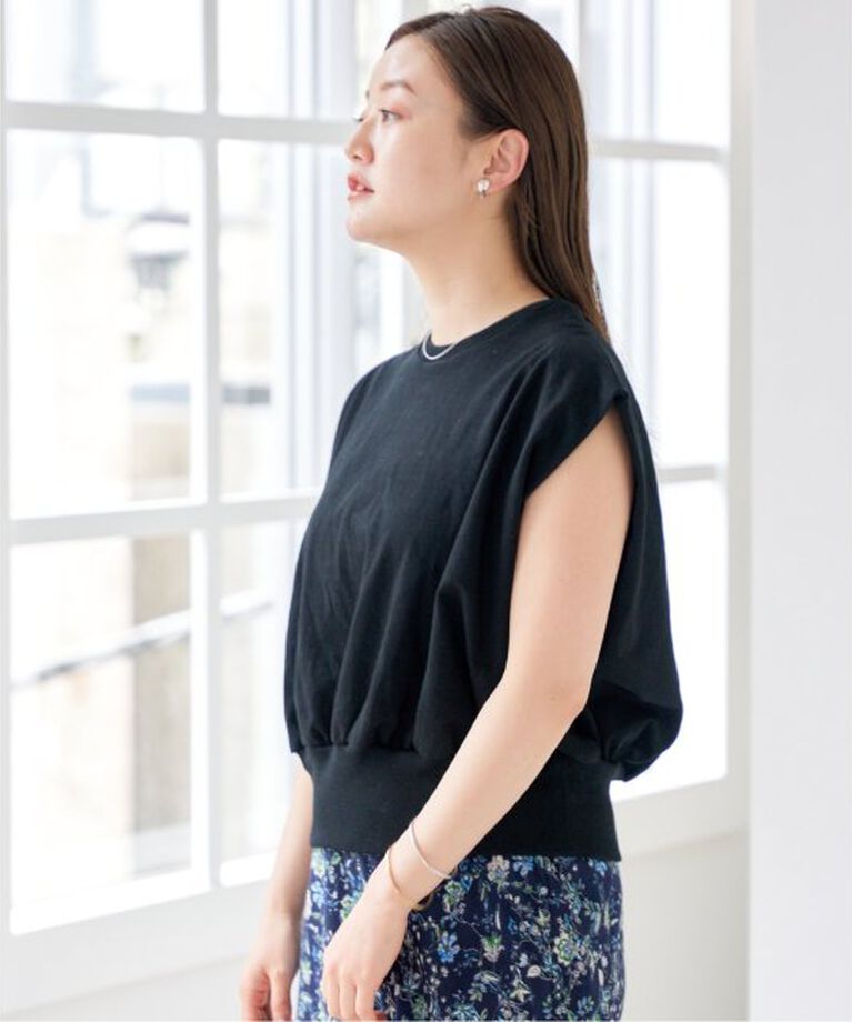 IENA「裏毛ノースリーブプルオーバー」|Tシャツ・カットソー|