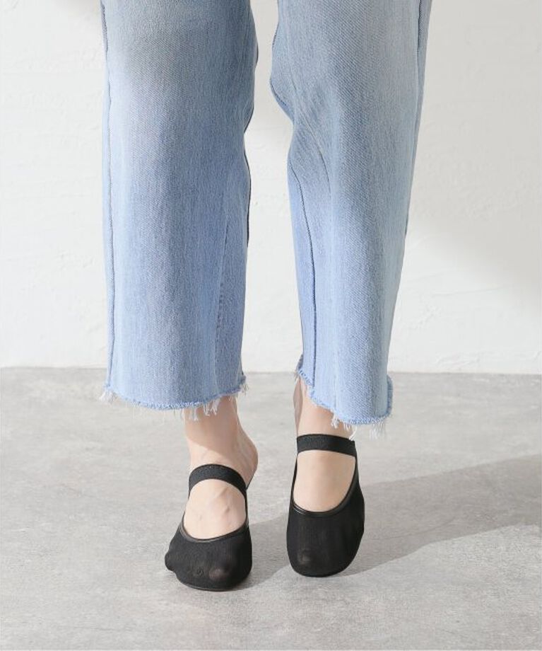 IENA「JANE SMITH/ジェーンスミス TULLE ROUND MULE ミュール #843L」|その他|