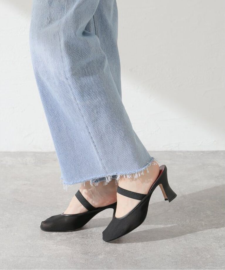 IENA「JANE SMITH/ジェーンスミス TULLE ROUND MULE ミュール #843L」|その他|