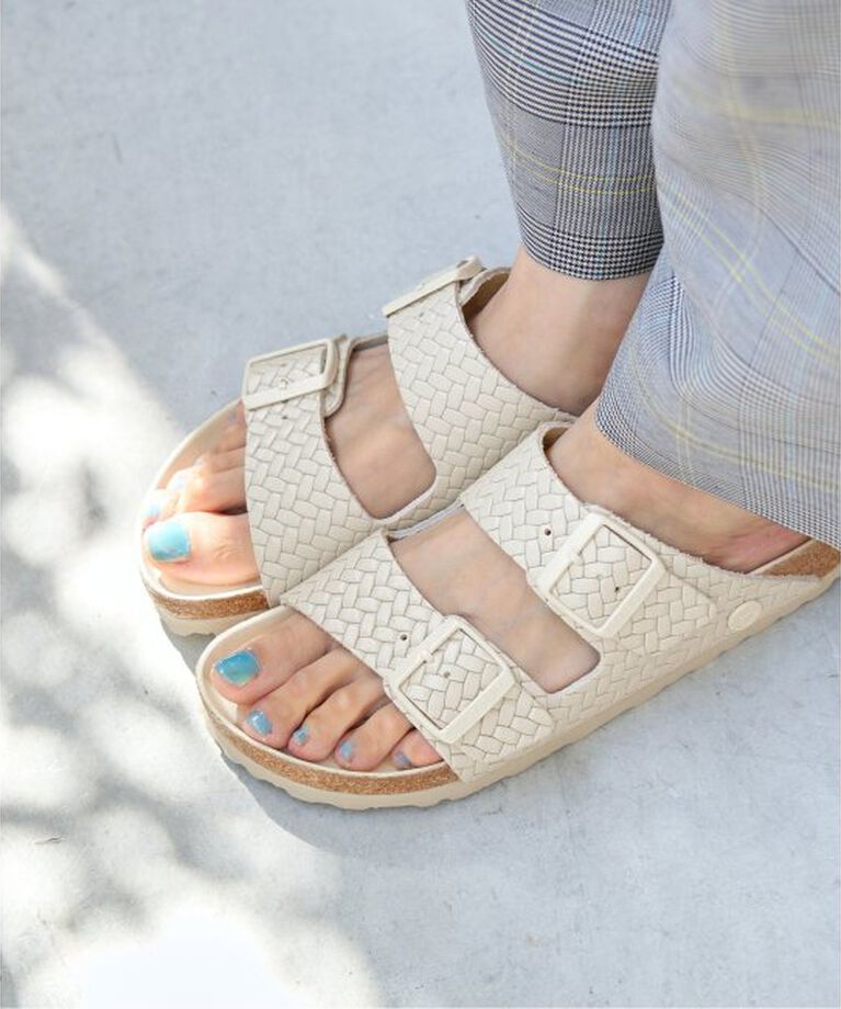 IENA「BIRKENSTOCK/ビルケンシュトック 限定 ARIZONA WOVEN EMBOSS」|サンダル|