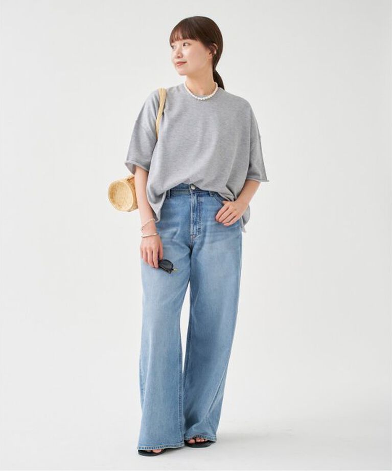 IENA「LEVITA コットンハーフスリーブプルオーバー」|ニット・セーター|
