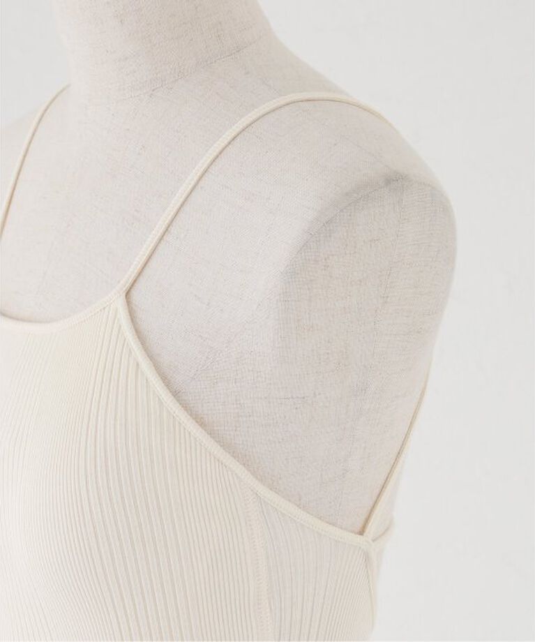 IENA「HAKUJI/ハクジ RANDOM RIB OPEN BACK CAMI キャミソール H232507」|キャミソール|