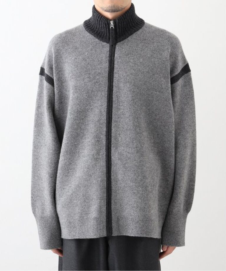 EDIFICE「CALMER(カルメール) 別注 ZIP UP カーディガン」|カーディガン|