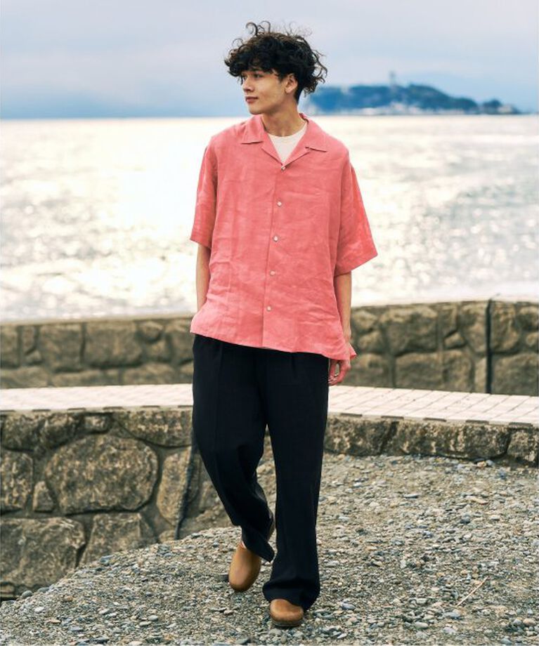 417 EDIFICE「Reflax LINON  EASY ワイドイージースラックス」|スラックス|