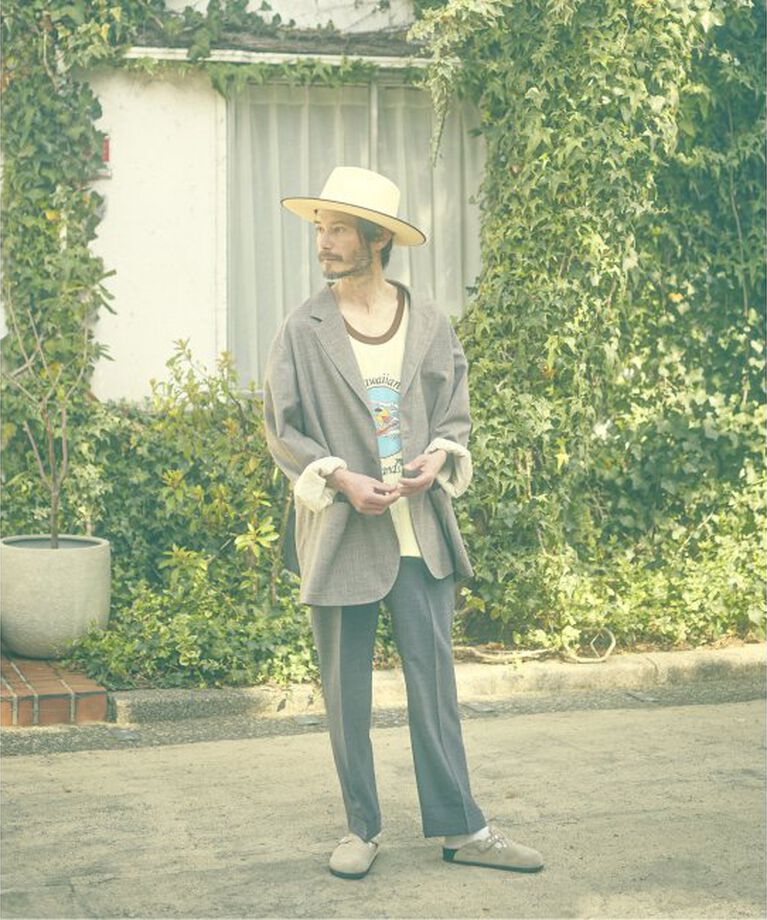417 EDIFICE「【MOONLIGHT CLOTHING】 WIDE PANTS / ワイドスラックス」|スラックス|