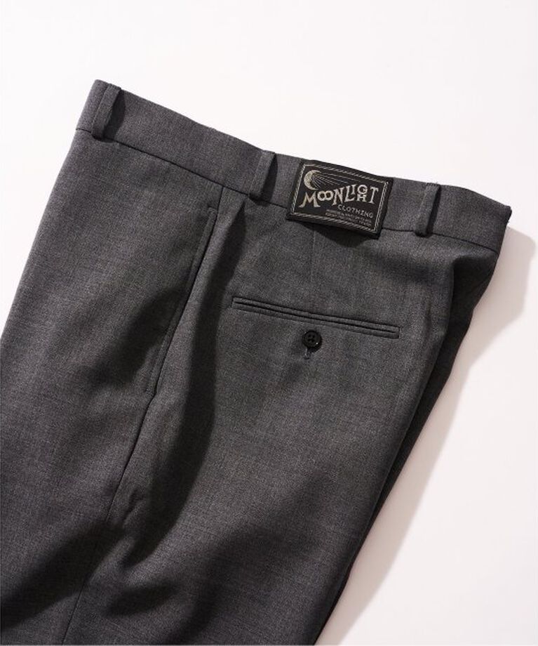 417 EDIFICE「【MOONLIGHT CLOTHING】 WIDE PANTS / ワイドスラックス」|スラックス|
