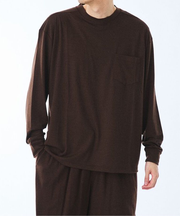 EDIFICE「E. ×TanC (タンク) WOOL L/S TEE」|Tシャツ・カットソー|