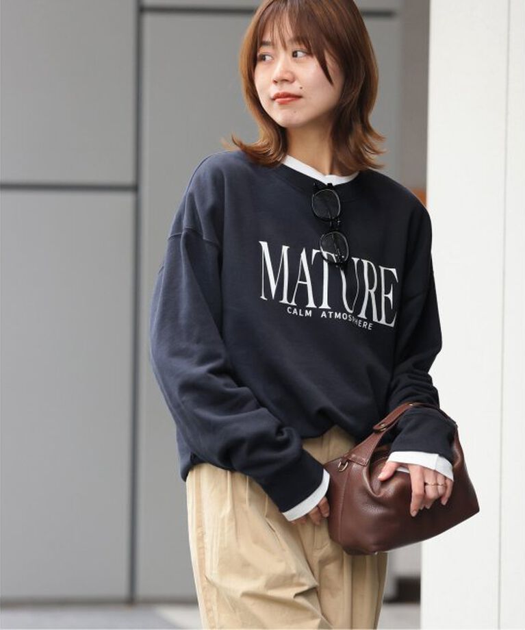 JOURNAL STANDARD relume「《2枚セット》3WAY Tシャツレイヤードスウェット」|スウェット・ジャージ|ネイビー A