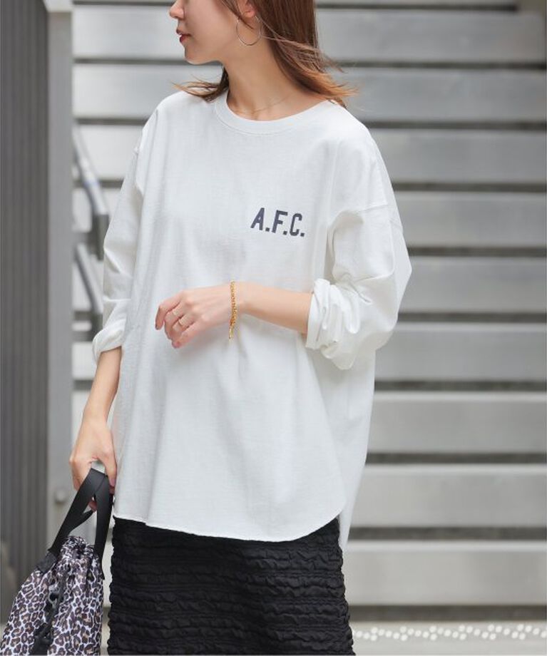 JOURNAL STANDARD relume「バックロゴフットボールTEE」|Tシャツ・カットソー|ホワイト