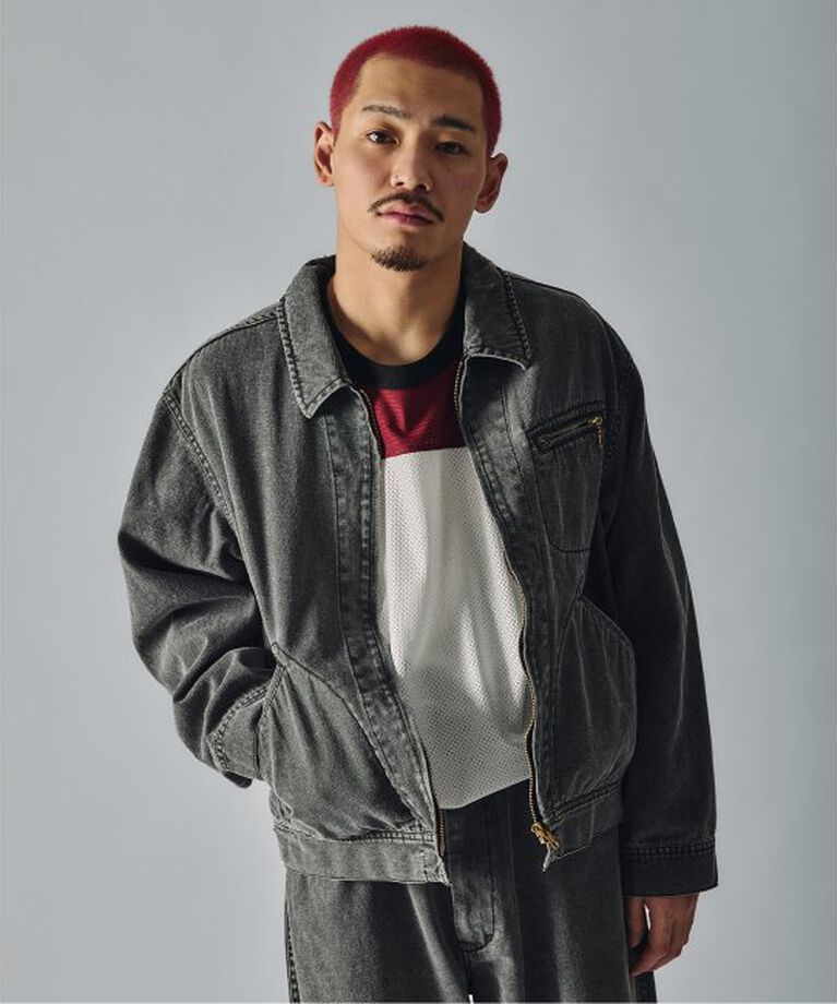 J.S.Homestead「J.S.Homestead / Stead ピグメントキャンバス ジップジャケット」|その他|