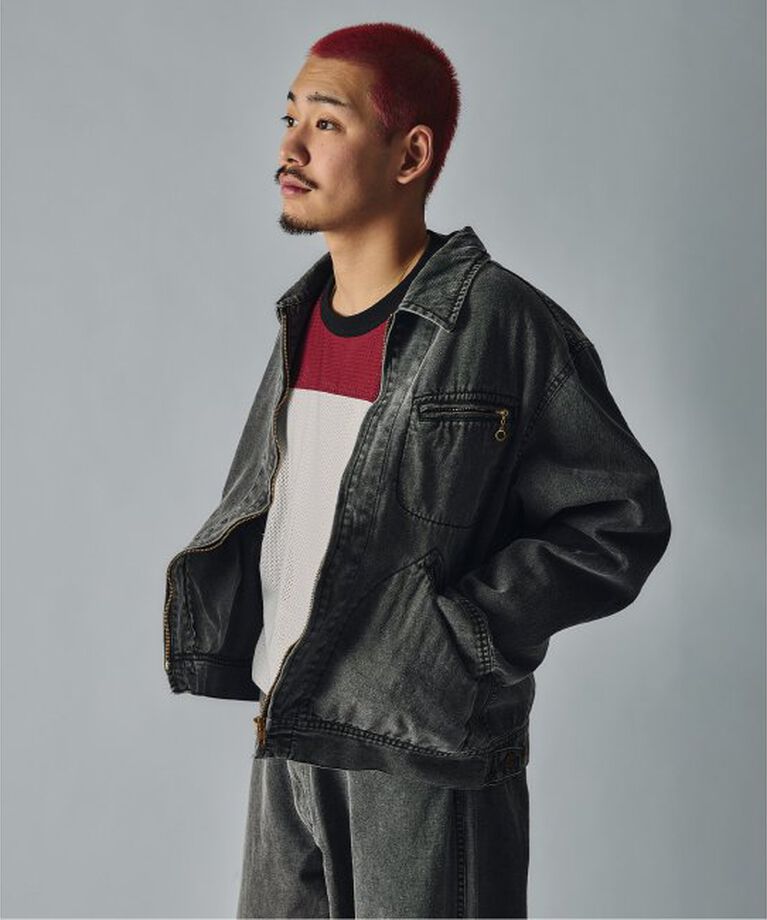 J.S.Homestead「J.S.Homestead / Stead ピグメントキャンバス ジップジャケット」|その他|