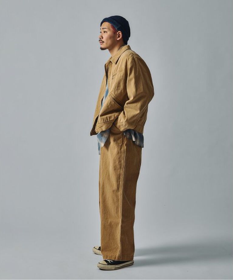 J.S.Homestead「J.S.Homestead / Stead ピグメントキャンバス ジップジャケット」|その他|