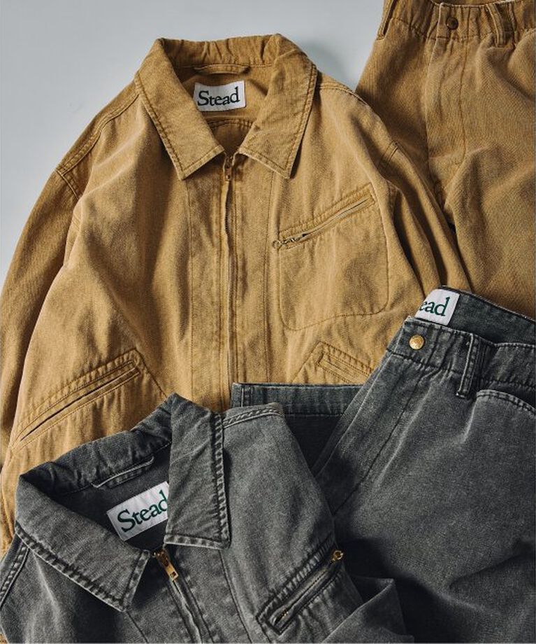 J.S.Homestead「J.S.Homestead / Stead ピグメントキャンバス ジップジャケット」|その他|