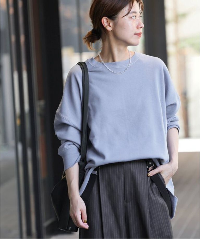 JOURNAL STANDARD relume「《追加5》オーバーサイズロングスウェット」|スウェット・ジャージ|ブルー A