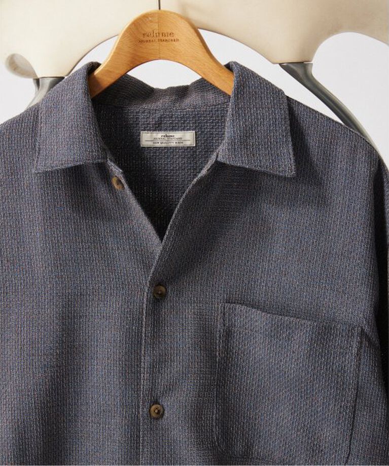 JOURNAL STANDARD relume「C/L メランジ ドビー 半袖シャツ」|シャツ・ブラウス|