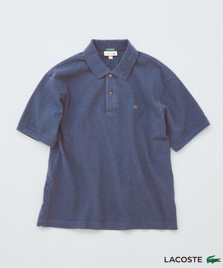 JOURNAL STANDARD「LACOSTE / ラコステ 別注 ピグメント ダイ ヘビー ピケ ポロシャツ」|ポロシャツ|パープル