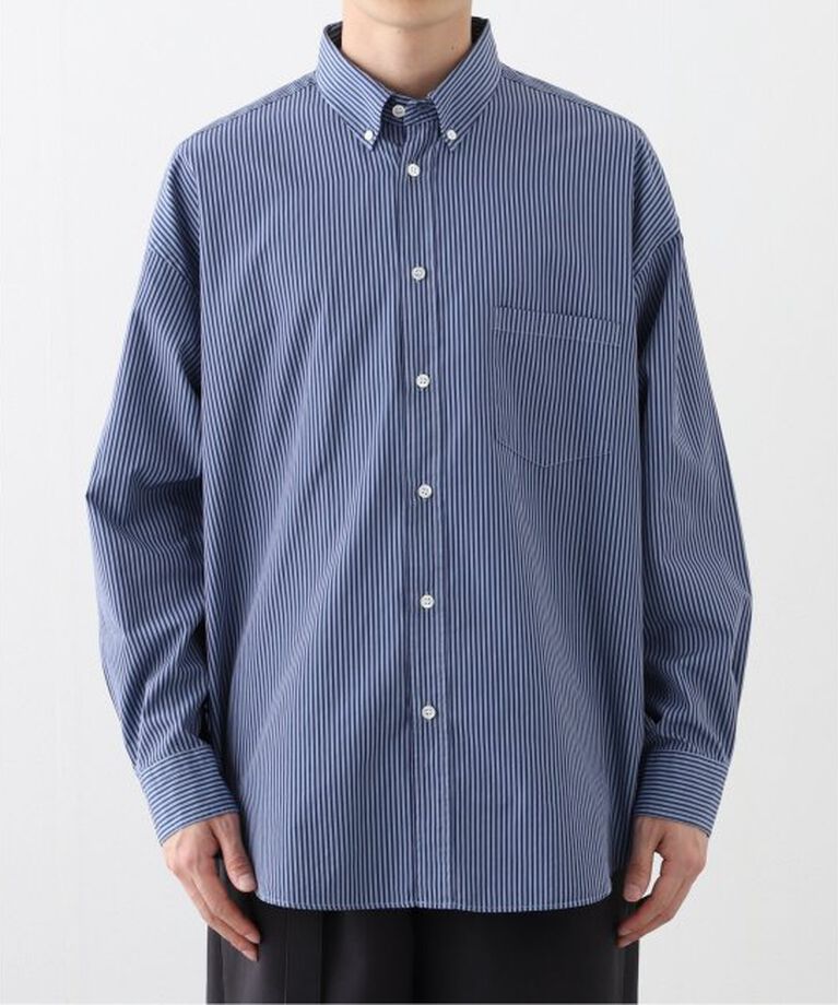 JOURNAL STANDARD「CANCLINI ファットシルエット ストライプボタンダウンシャツ」|シャツ・ブラウス|