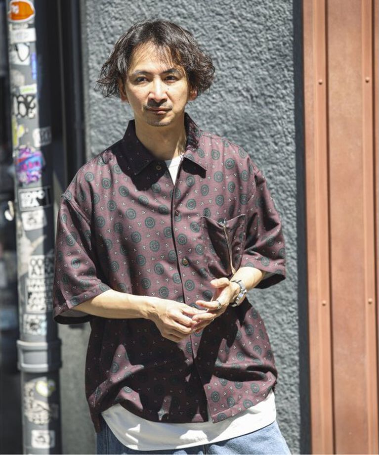 JOURNAL STANDARD relume「ホールパターンプリント 半袖シャツ」|シャツ・ブラウス|