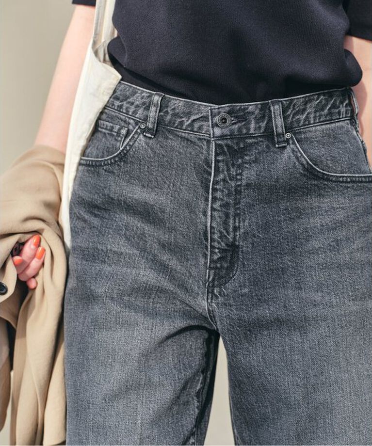 Spick and Span「≪追加2≫5 1/2 LOOSE-STRAIGHT DENIM」|デニム|