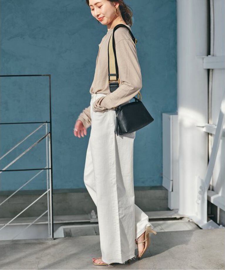 Spick and Span「≪追加2≫5 1/2 LOOSE-STRAIGHT DENIM」|デニム|