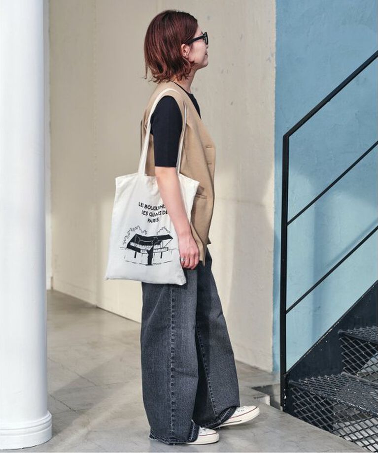 Spick and Span「≪追加2≫5 1/2 LOOSE-STRAIGHT DENIM」|デニム|