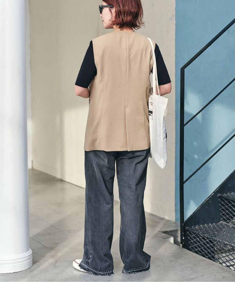 Spick and Span「≪追加2≫5 1/2 LOOSE-STRAIGHT DENIM」|デニム|
