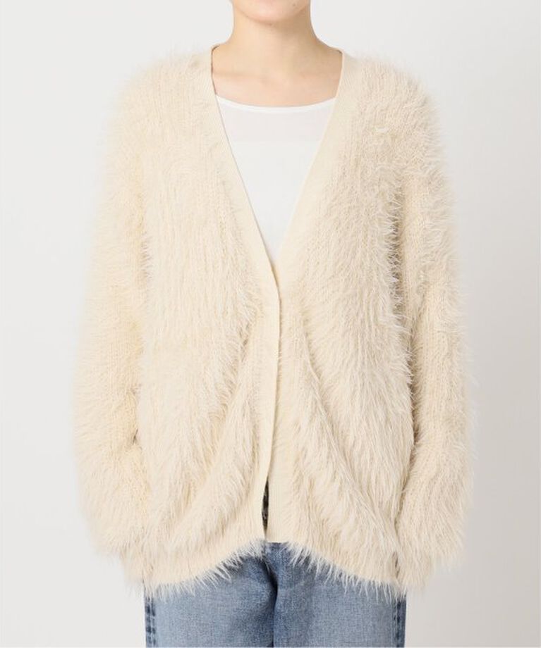 U by SPICK&SPAN「≪追加≫SUPER SHAGGY V CARDIE 2」|カーディガン|