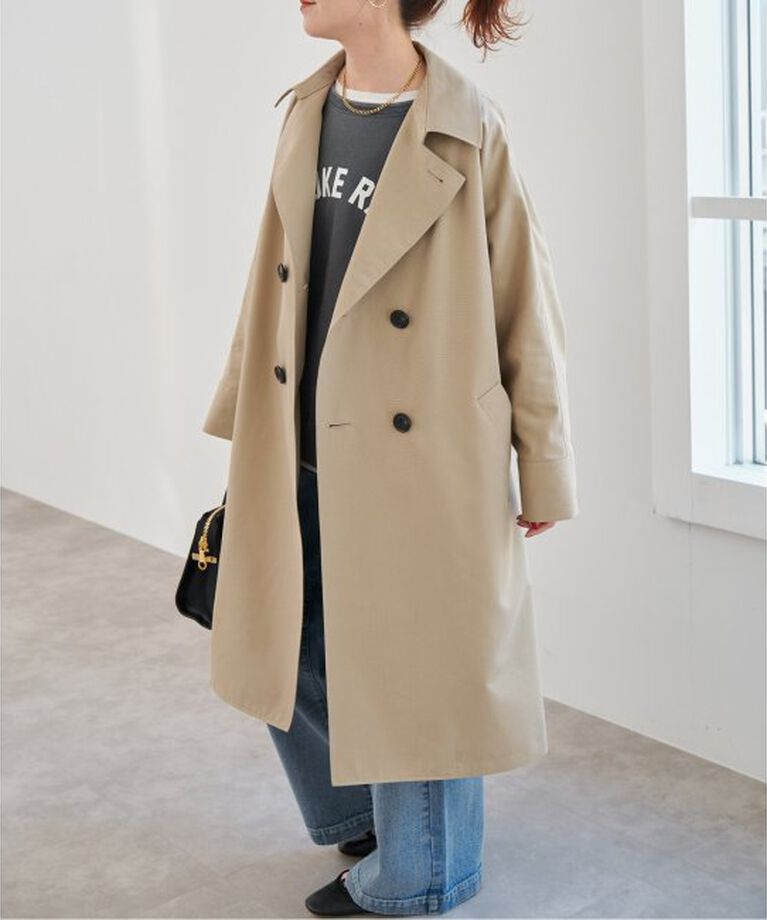 Spick and Span「TICCA / ティッカ テントトレンチコート」|トレンチコート|ベージュ