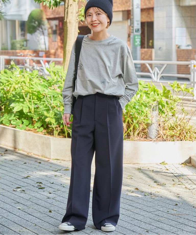 Spick and Span「エンブロイダリーロンT」|Tシャツ・カットソー|