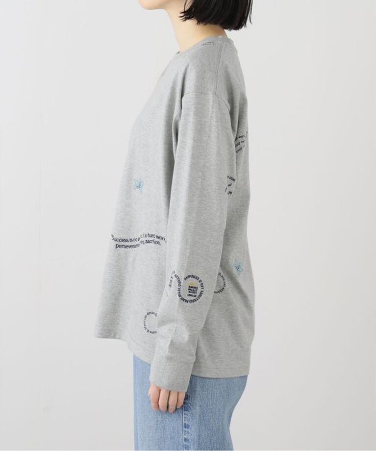 Spick and Span「エンブロイダリーロンT」|Tシャツ・カットソー|