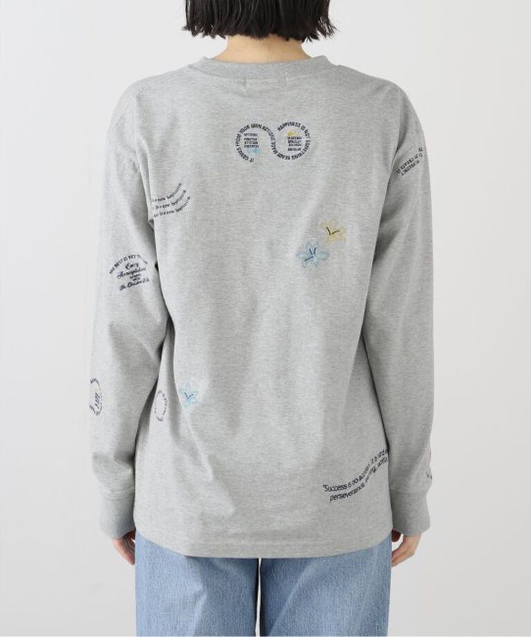 Spick and Span「エンブロイダリーロンT」|Tシャツ・カットソー|