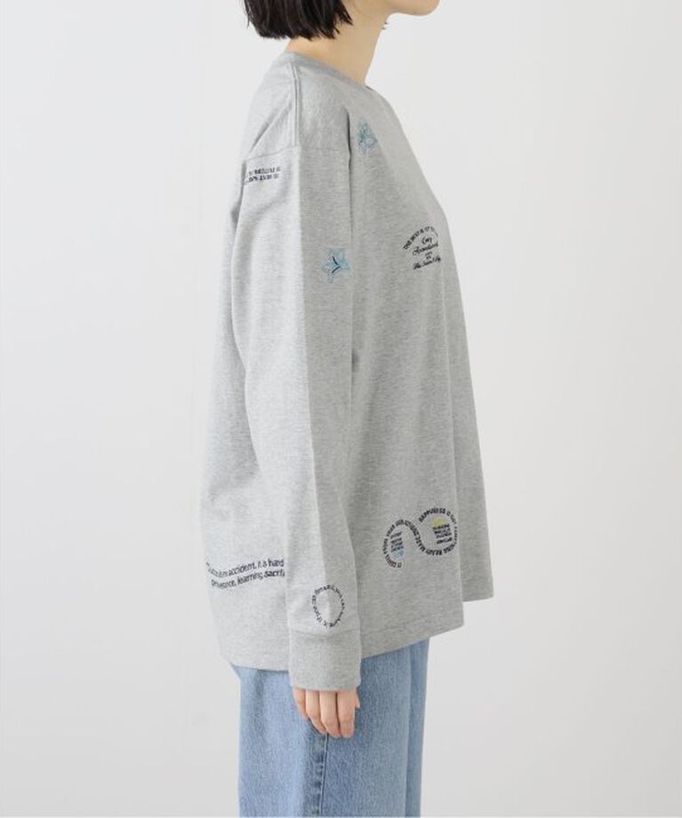 Spick and Span「エンブロイダリーロンT」|Tシャツ・カットソー|
