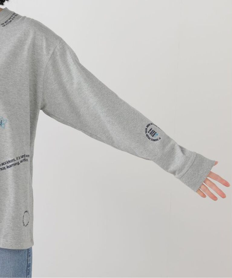 Spick and Span「エンブロイダリーロンT」|Tシャツ・カットソー|