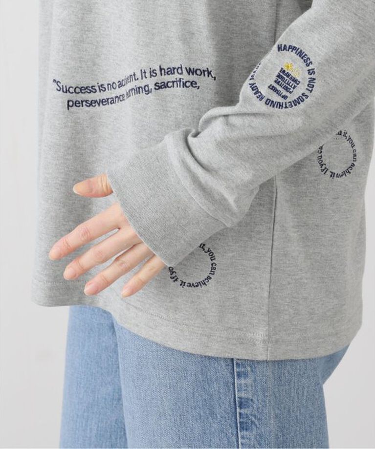 Spick and Span「エンブロイダリーロンT」|Tシャツ・カットソー|