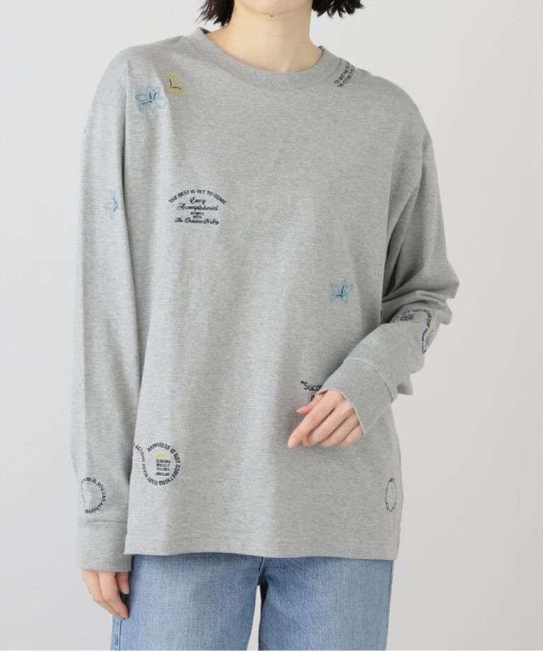 Spick and Span「エンブロイダリーロンT」|Tシャツ・カットソー|