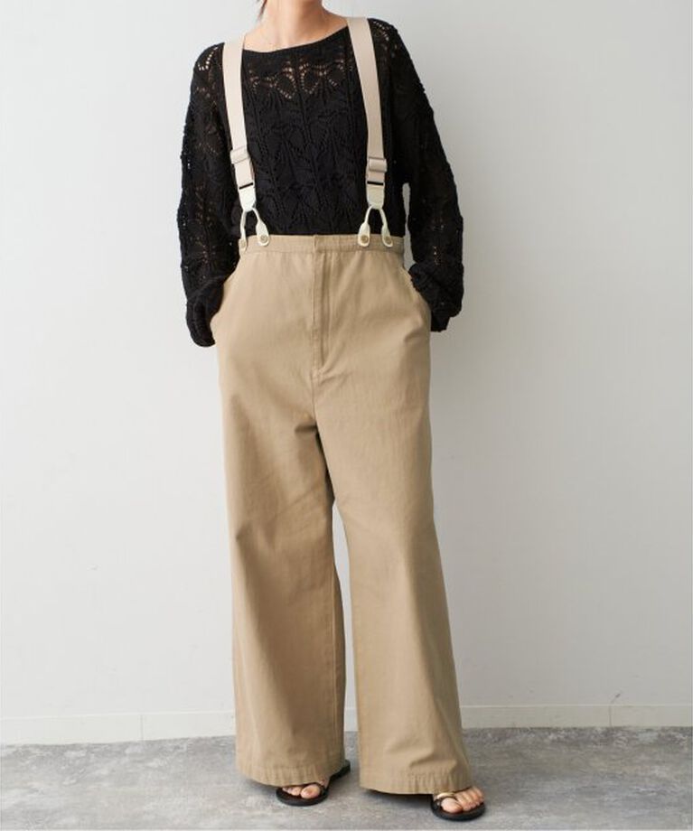 Spick and Span「《追加2》サスペンダー付きワーカーパンツ」|その他|