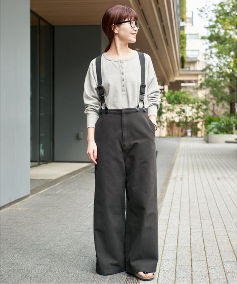 Spick and Span「《追加2》サスペンダー付きワーカーパンツ」|その他|